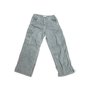 Zara Womens Baggy Cargo Wide Leg Pants